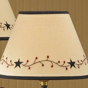 Park Design Star and Vine Lampshade, Set of Two